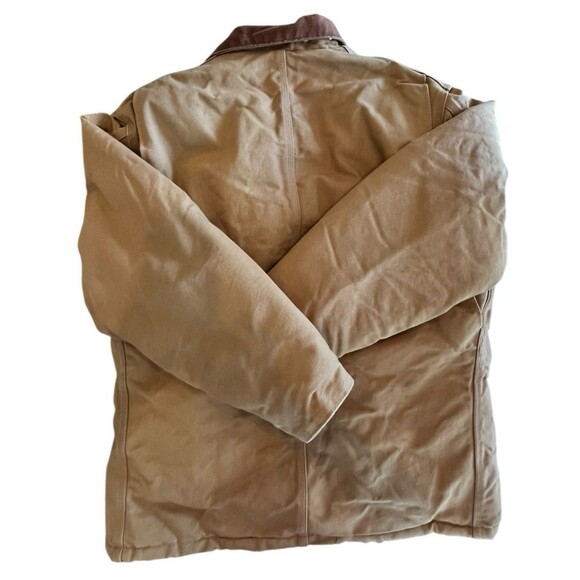 Vintage Carhartt Duck Quilt Lined Work Coat Jacket USA Union Made SZ XL-2XL C03 - Picture 3 of 16